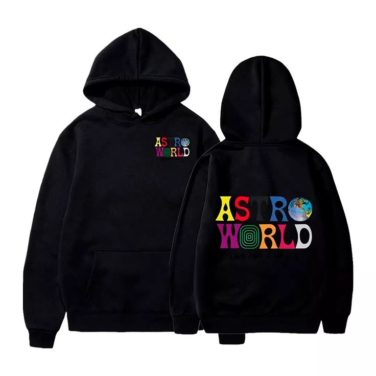 Travis Scott Astroworld Multi-Color Logo Hoodie
